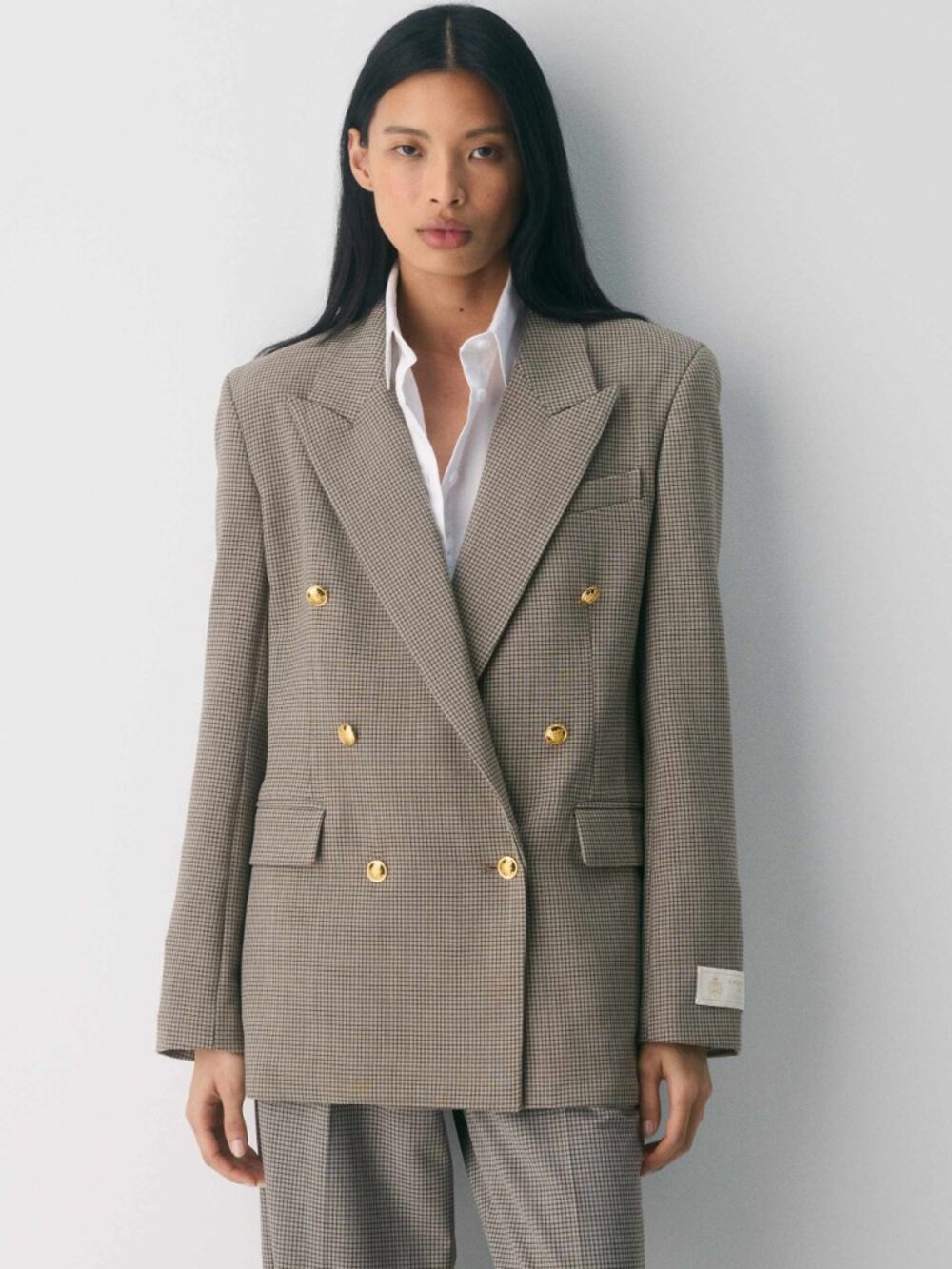 New - Directive Blazer Softly structured relaxed double-breasted